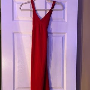 🥰 ZARA bodycon red dress